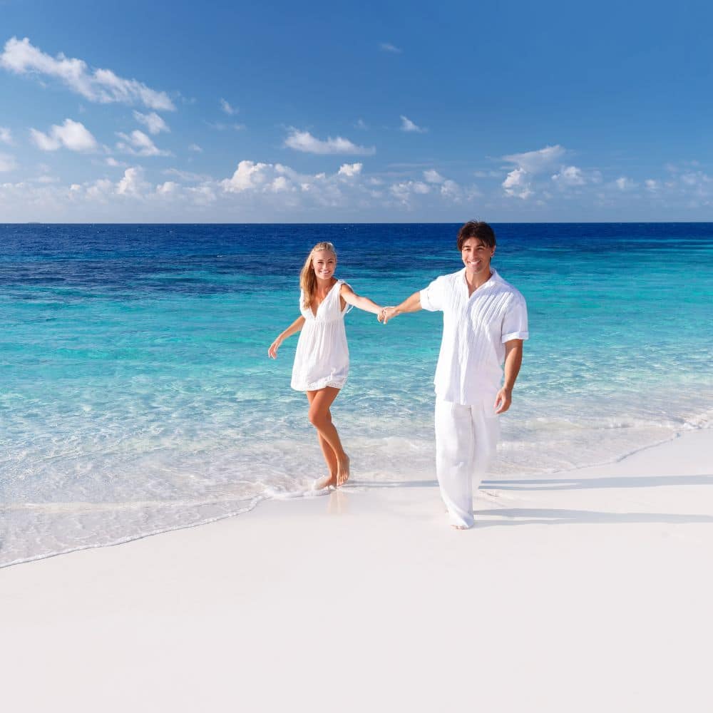 happy clients beach Happy Clients on the Beach